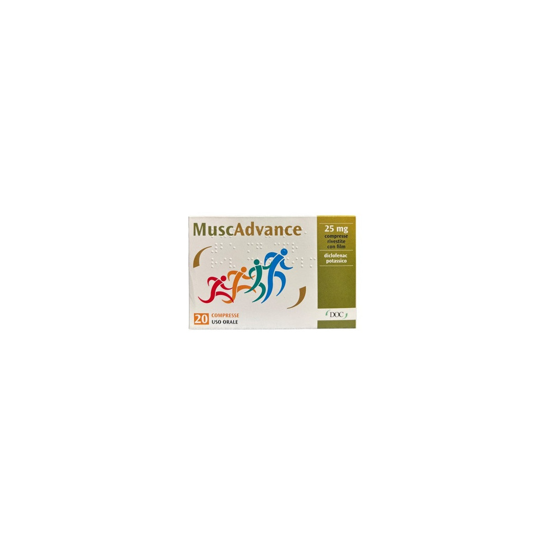 MUSCADVANCE 20CPR RIV 25MG